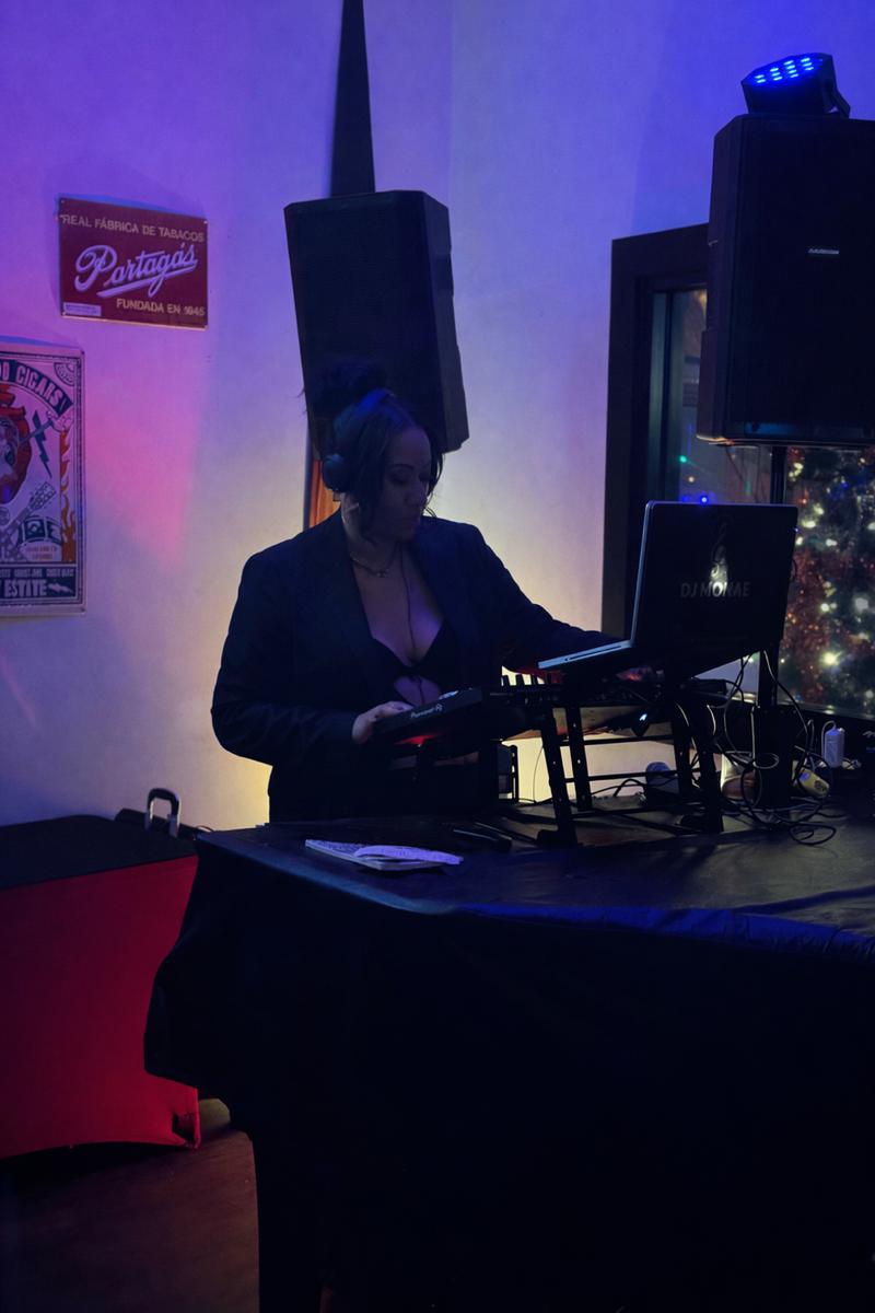DJ Monae cigar bar