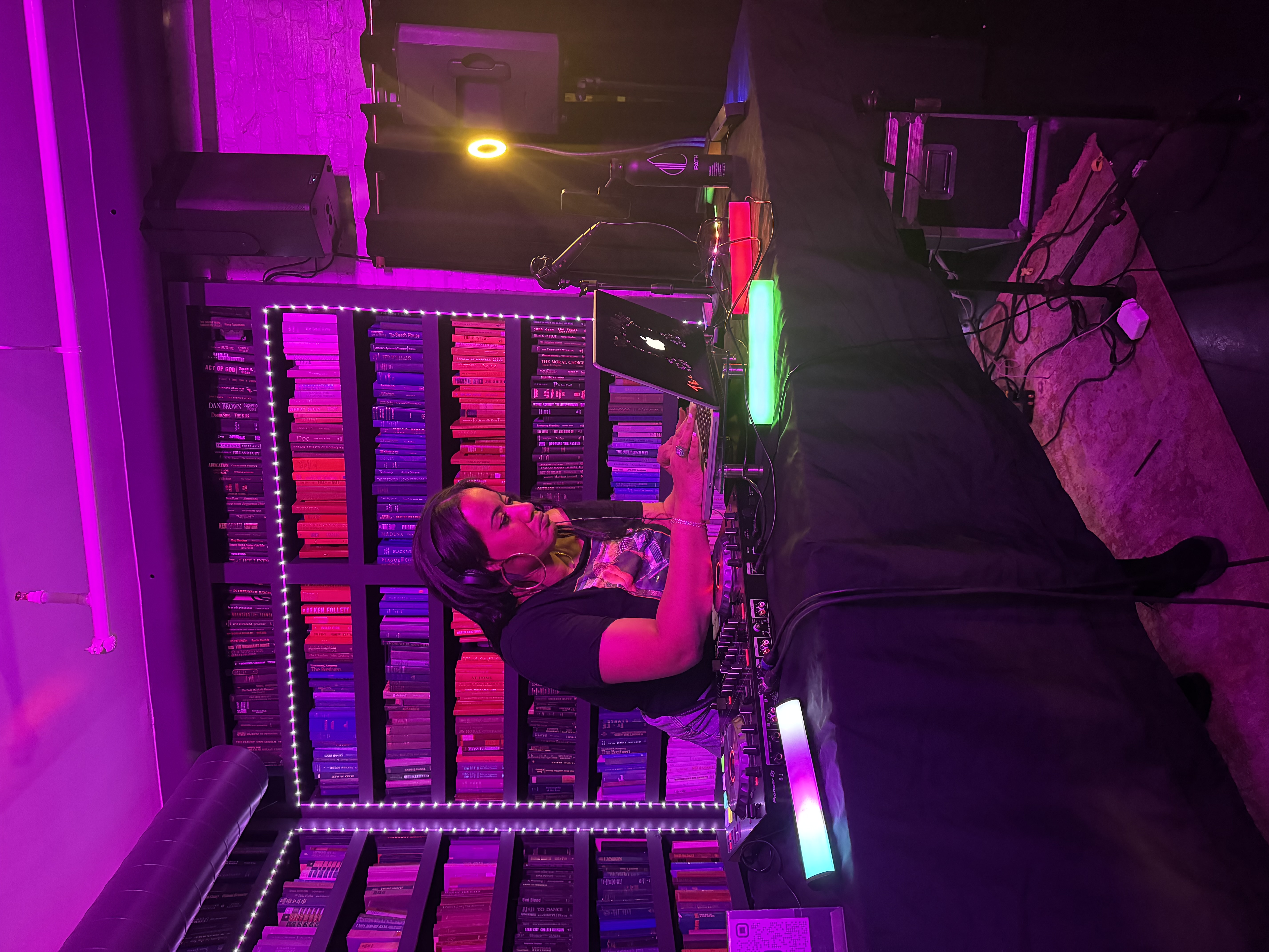 DJ Monae event setup